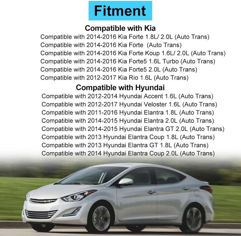 DURAFORCE 3pcs Motor & Trans Mount Auto For 2011-2015 Hyundai Sonata Kia Optima 2.0L 2.4L