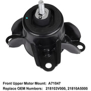 DURAFORCE 3pcs Motor & Trans Mount Auto For 2011-2015 Hyundai Sonata Kia Optima 2.0L 2.4L