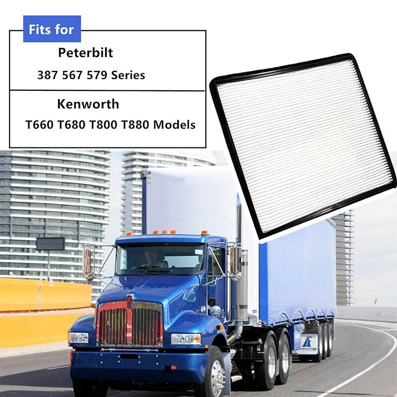 DURAFORCE Cabin Air Filter Fit For Kenworth 660 T680 T800 T880 & Peterbilt 387 567 579