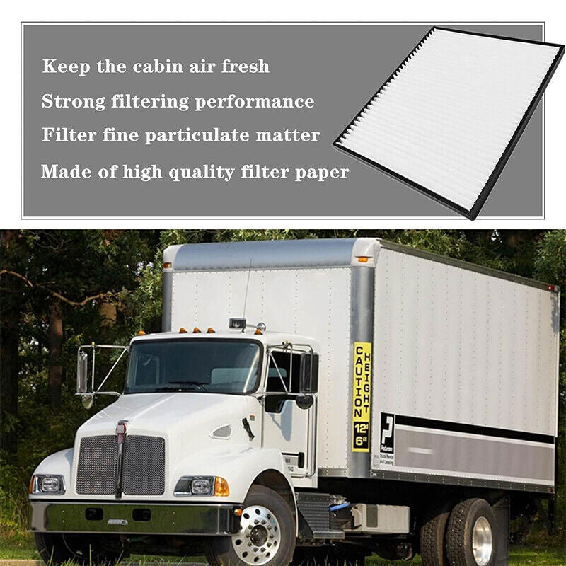 DURAFORCE Cabin Air Filter Fit For Kenworth 660 T680 T800 T880 & Peterbilt 387 567 579