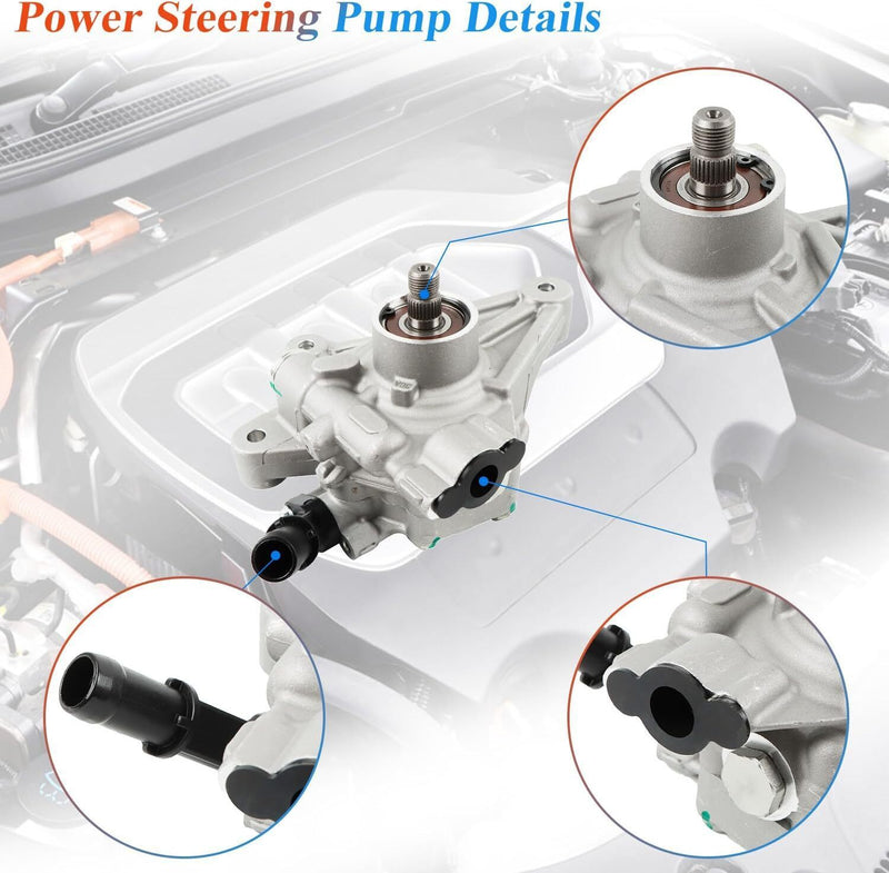 DURAFORCE Power Steering Pump 96-665 For Honda Odyssey Pilot Ridgeline 2011 2012~2017 New