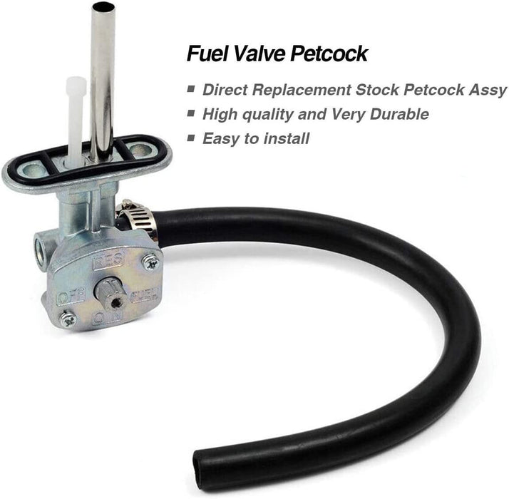 DURAFORCE Fuel Valve Petcock & Lever For Grizzly 350/660/YFM350/YFM660 US STOCK