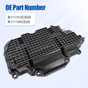 DURAFORCE Lower Engine Oil Pan For 2016-2022 Infiniti Q50 3.0T AWD ONLY 111105CB2B Black