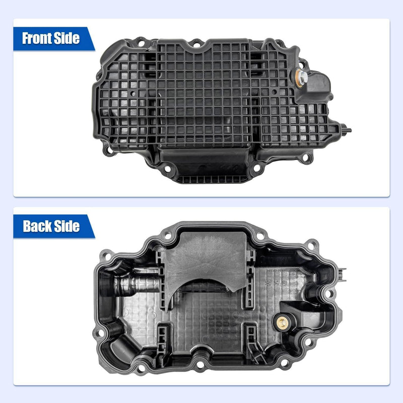 DURAFORCE Lower Engine Oil Pan For 2016-2022 Infiniti Q50 3.0T AWD ONLY 111105CB2B Black