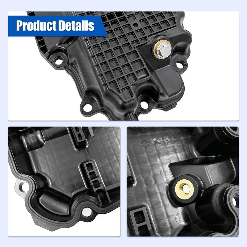 DURAFORCE Lower Engine Oil Pan For 2016-2022 Infiniti Q50 3.0T AWD ONLY 111105CB2B Black
