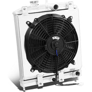 DURAFORCE ALUMINUM CORE RADIATOR+SHROUD FAN For 1992-2000 HONDA CIVIC EK EG INTEGRA