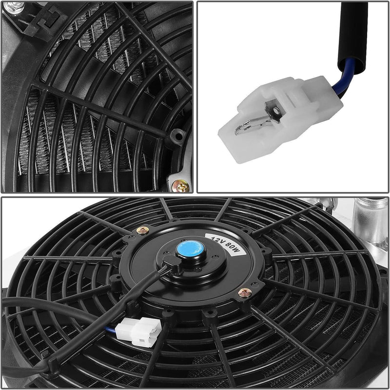 DURAFORCE ALUMINUM CORE RADIATOR+SHROUD FAN For 1992-2000 HONDA CIVIC EK EG INTEGRA