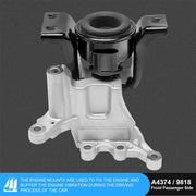 DURAFORCE Engine Motor Mount Set for 2013-2019 Nissan Sentra 1.8L 9818 9699 9717 9712