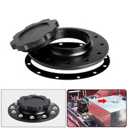 DURAFORCE Billet Aluminum Easy Fill Fuel Cell Cap with 12 Bolting Holes Cell Bung