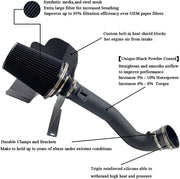 DURAFORCE Cold Air Intake Kit w/ Filter for 2014-19 Chevy Silverado GMC 1500 5.3L/6.2L V8