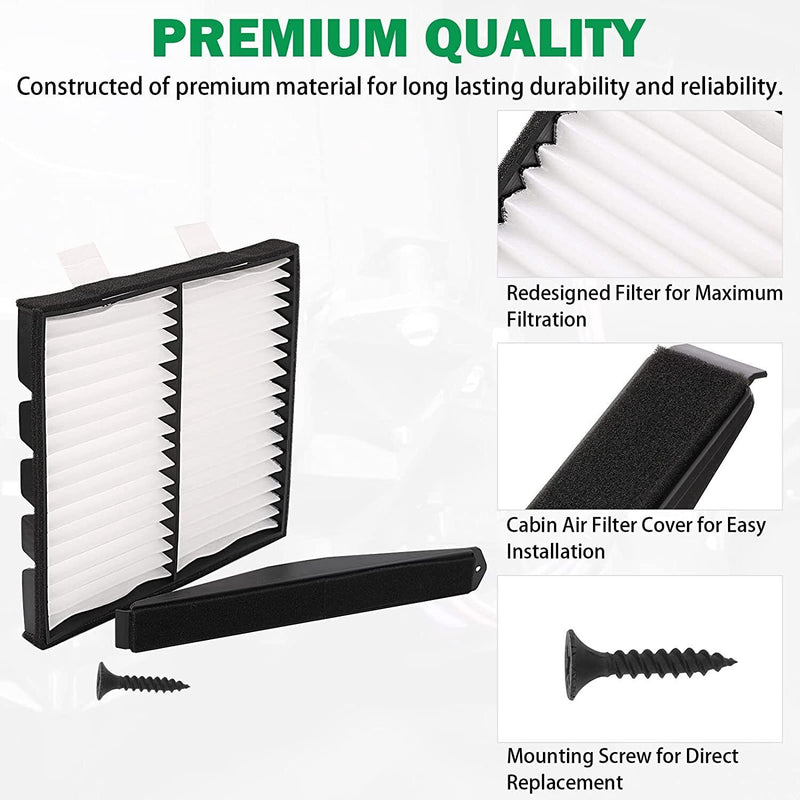 DURAFORCE Cabin Air Filter Retrofit Kit For GM Pickup Truck SUV 103948 259-200 22759208