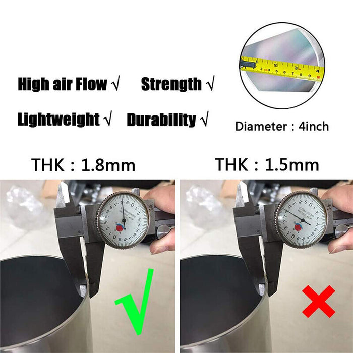 DURAFORCE Cold Air Intake System+Heat Shield Kit For 99-06 GMC/Chevy V8 4.8L/5.3L/6.0L Bla