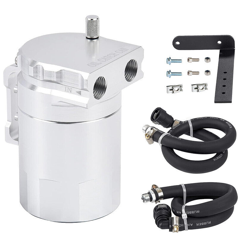 DURAFORCE Oil Catch Can Kit Seperator for 11-21 Ford F150 5.0L Raptor 2.7L 3.5L Ecoboost