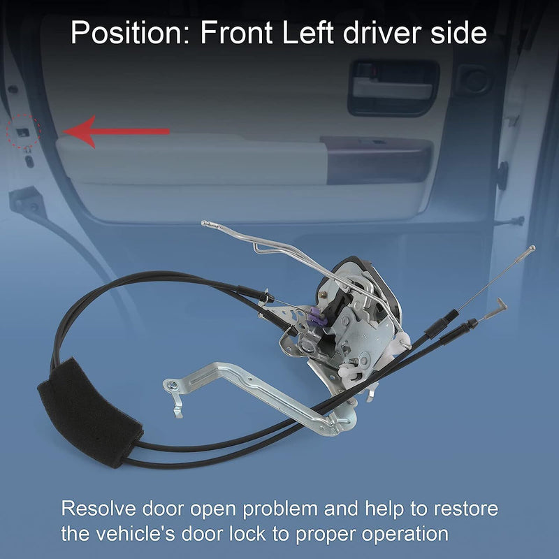 DURAFORCE Front Left Door Lock Actuator for 2001-2007 Sequoia 2005-2006 Tundra Double New