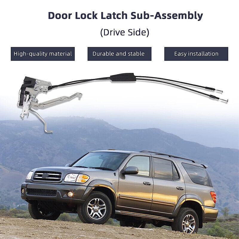 DURAFORCE Front Left Door Lock Actuator for 2001-2007 Sequoia 2005-2006 Tundra Double New