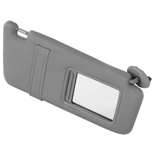DURAFORCE Passenger Side Sun Visor for 2007-2011 Toyota Camry With Sunroof Light Gray