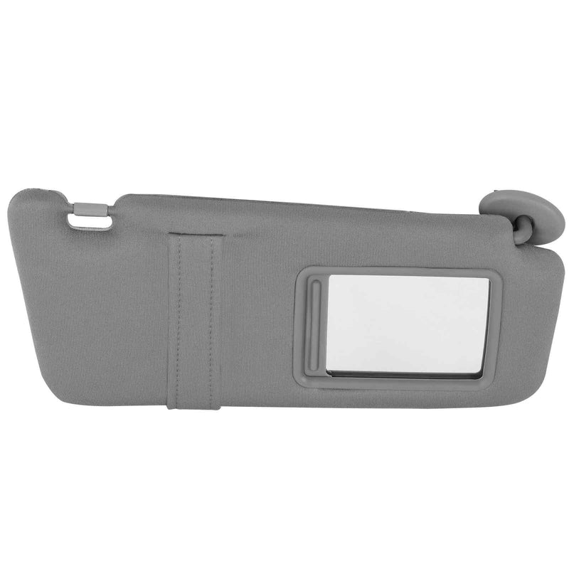 DURAFORCE Passenger Side Sun Visor for 2007-2011 Toyota Camry With Sunroof Light Gray