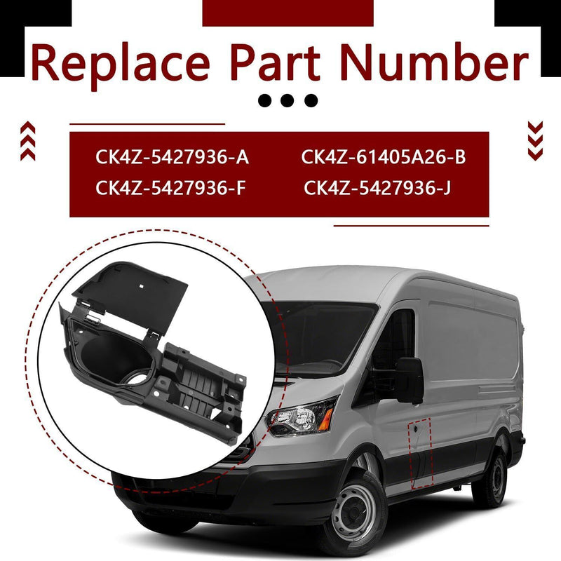 DURAFORCE For 2015-2023 Transit Van Ford Fuel GAS Filler Door Housing Pocket w/ Hinge NEW