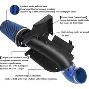 DURAFORCE 99-06 4" Cold Air Intake System Kit + Head Shield for Sierra 1500 2500 3500