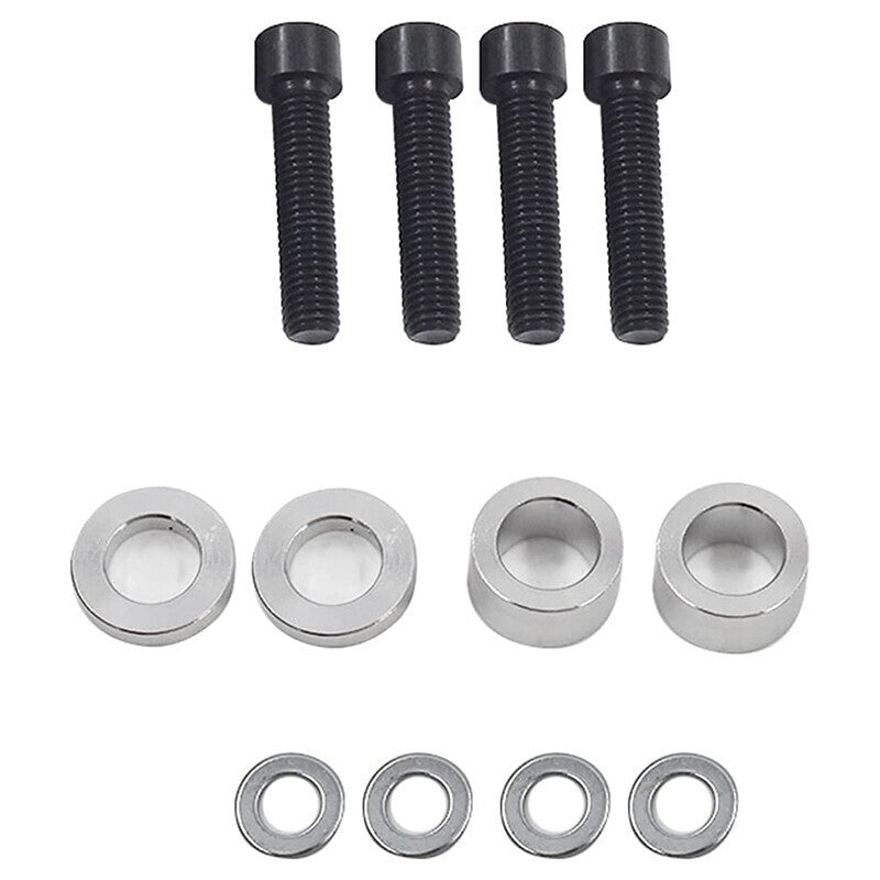 DURAFORCE Swap 3Bolt Chrome 65A Engine Motor Mount Kit For 96-00 Civic EK B16 B18 B20 B