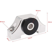 DURAFORCE Swap 3Bolt Chrome 65A Engine Motor Mount Kit For 96-00 Civic EK B16 B18 B20 B