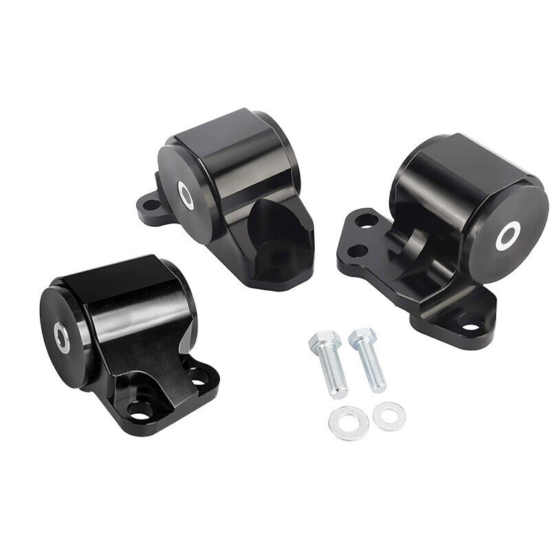 DURAFORCE 3pcs 2-Bolt Engine Mount Kit For Honda Civic/Acura Integra B & D Series MT