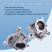DURAFORCE RH&LH Turbo Turbocharger Set For Ford Taurus SHO Sedan 4-Door 3.5L 2010-2019