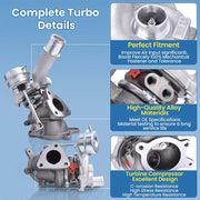 DURAFORCE RH&LH Turbo Turbocharger Set For Ford Taurus SHO Sedan 4-Door 3.5L 2010-2019