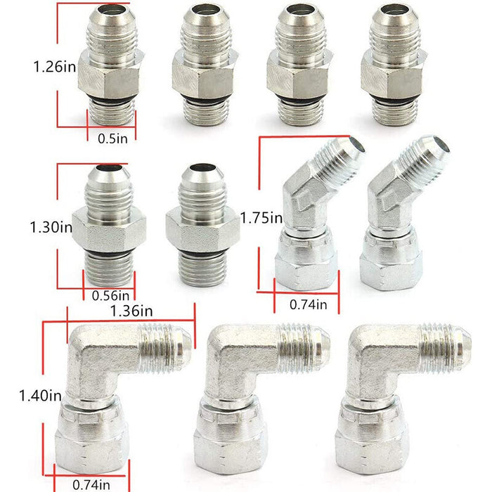 DURAFORCE 7.3L High Pressure Engine Oil Pump HPOP Hoses Lines Kit For Ford Powerstroke US