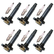 DURAFORCE Ignition Coil Spark Plug Pack Fit For Ford Police F-150 Transit Ecoboost 3.5L V6