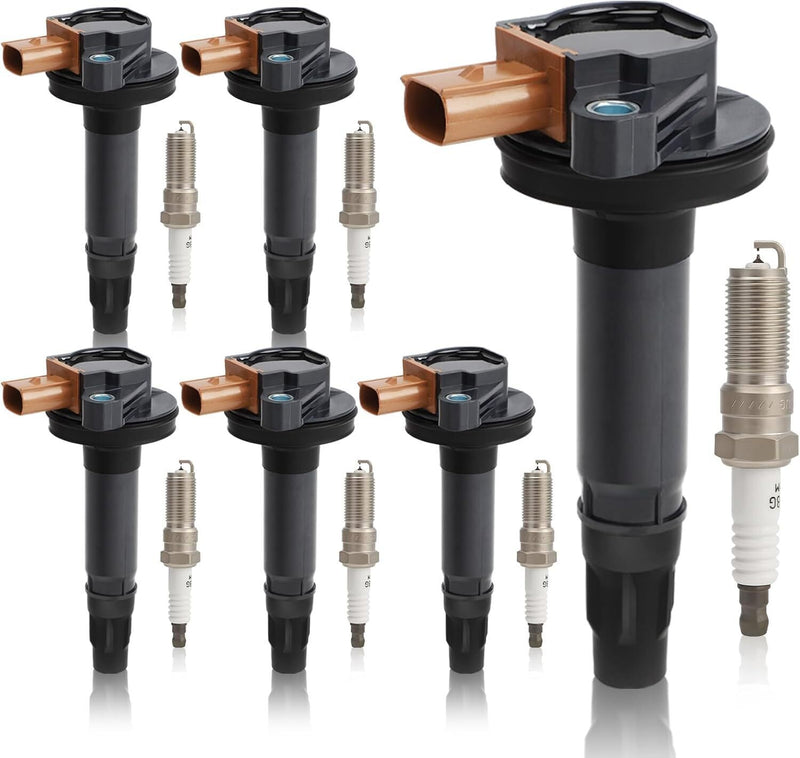 DURAFORCE Ignition Coil Spark Plug Pack Fit For Ford Police F-150 Transit Ecoboost 3.5L V6