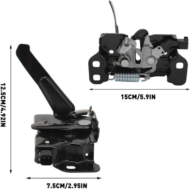 DURAFORCE Front Hood Latch Lock Assembly For Dodge Charger Sedan & Remote Start 68261142AA