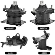 DURAFORCE For 2003-2007 Honda Accord 2.4L Engine Motor & Trans Mount Set 6x (Automatic)