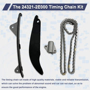 DURAFORCE Timing Chain Kit VVT Gears for 2017-20 Hyundai Tucson Elantra Kia Soul Forte 2.0