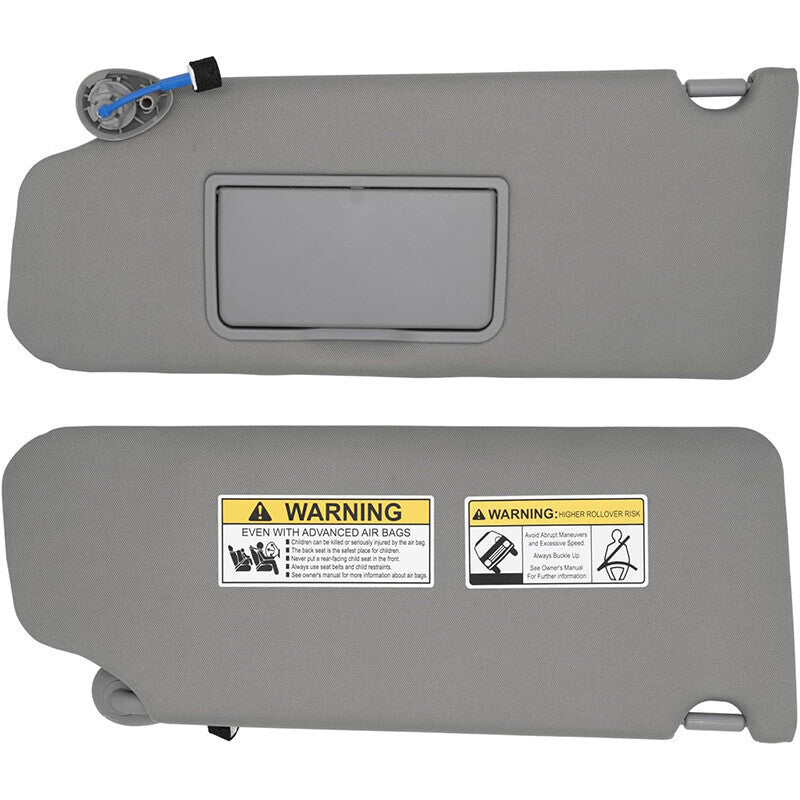 DURAFORCE Left Driver Side Sun Visor w/ Light For Honda Pilot 2009-2015 83280SZAA01ZA
