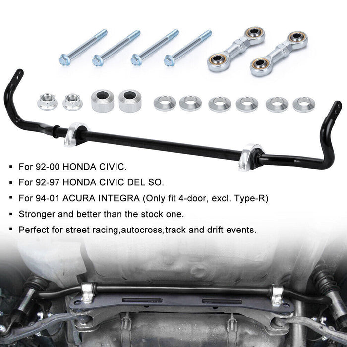 DURAFORCE 24mm SWAY BAR 92-00 EG EK For HONDA CIVIC 94-01 ACURA INTEGRA DC2 END LINK NEW