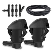 DURAFORCE For Honda Pilot 2009-2015 Windshield Hood Nozzle Wiper Spray Kit 76810-SZA-A01ZA