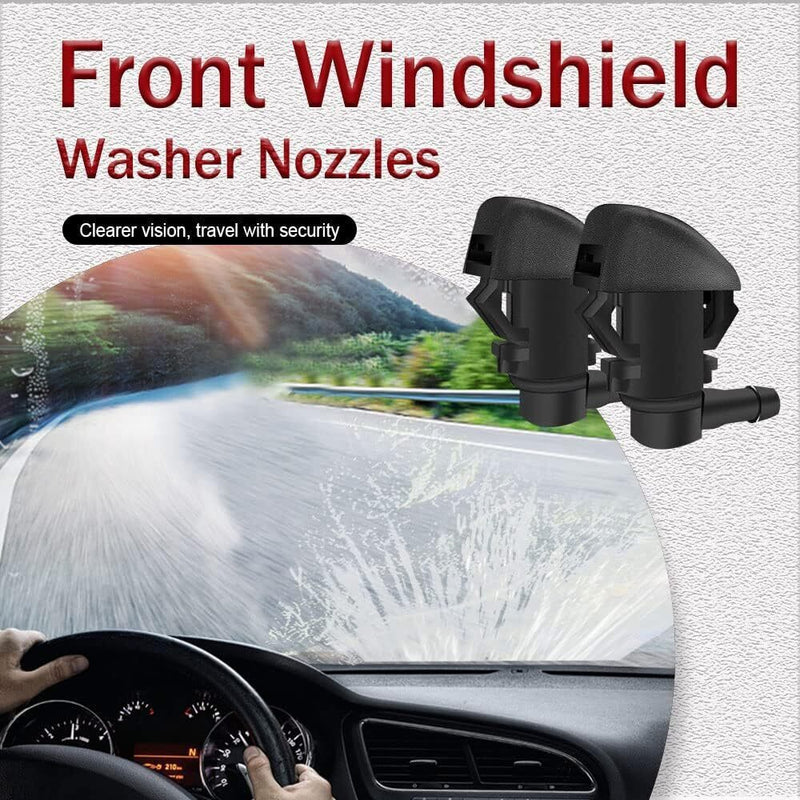 DURAFORCE For Honda Pilot 2009-2015 Windshield Hood Nozzle Wiper Spray Kit 76810-SZA-A01ZA