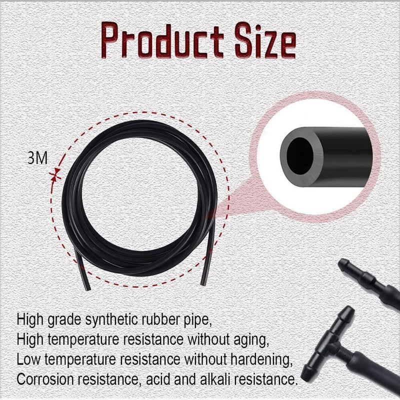 DURAFORCE For Honda Pilot 2009-2015 Windshield Hood Nozzle Wiper Spray Kit 76810-SZA-A01ZA