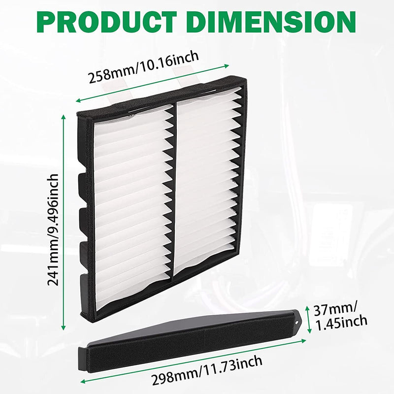 DURAFORCE Cabin Air Filter Cover Retrofit Kit For Chevy Silverado Sierra Cadillac 22759208