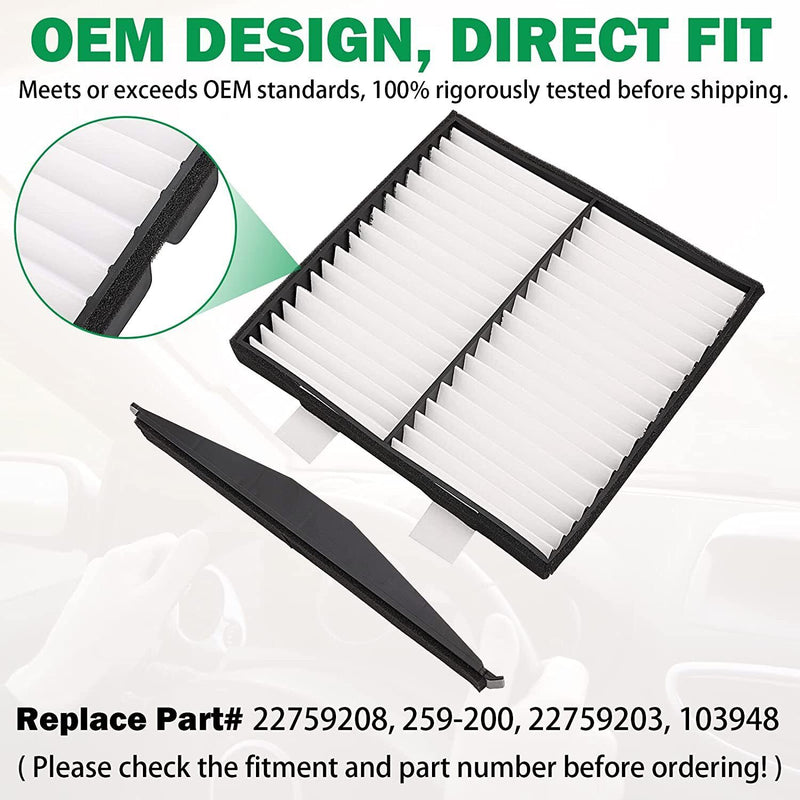 DURAFORCE Cabin Air Filter Cover Retrofit Kit For Chevy Silverado Sierra Cadillac 22759208