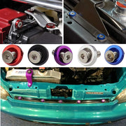 DURAFORCE 30X Aluminum Fender Bumper Washers M6x20mm CNC Billet Bolt Engine Dress Up Kits