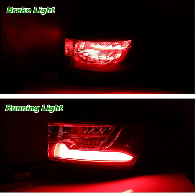 DURAFORCE LED Tail Light Lamp Outside for 2018-2021 Chevrolet Traverse Right Passenger