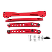 DURAFORCE Rear Lower Control Arm with Tie Bar Subframe Brace for Honda Civic EK 1996-2000