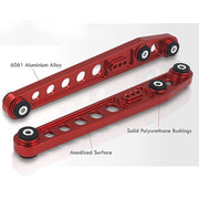 DURAFORCE Rear Lower Control Arm with Tie Bar Subframe Brace for Honda Civic EK 1996-2000