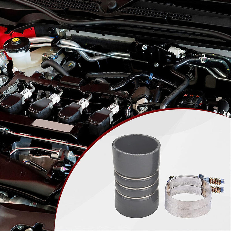 DURAFORCE Intercooler Boot & Clamp Upgrade Kit Fit For 03-07 Ford 6.0L Powerstroke Diesel