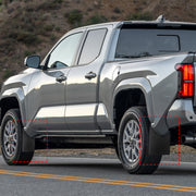 DURAFORCE 4Pcs Front Rear Splash Guards Mud Flaps Mudguard For Toyota Tacoma 2024-2025