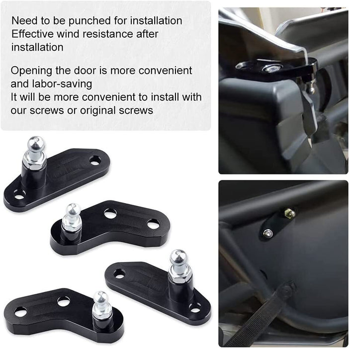 DURAFORCE 2 Pairs Door Opener Kit Solid Steel For 17-UP Can-Am Maverick X3 & X3 Max 4-Door
