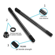 DURAFORCE 12-Point Cylinder Gasket Head Stud Bolt Kit For 1996-2000 Honda Civic 1.6L 208-4