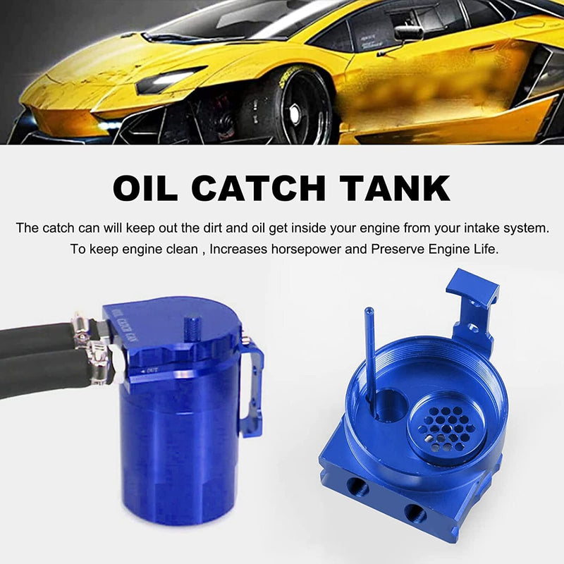 DURAFORCE Oil Catch Can Kit Aluminum for 2011-21 Ford F150 5.0L Raptor 2.7L 3.5L Ecoboost